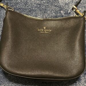 Kate Spade Black Pebbled Leather Shoulder Bag